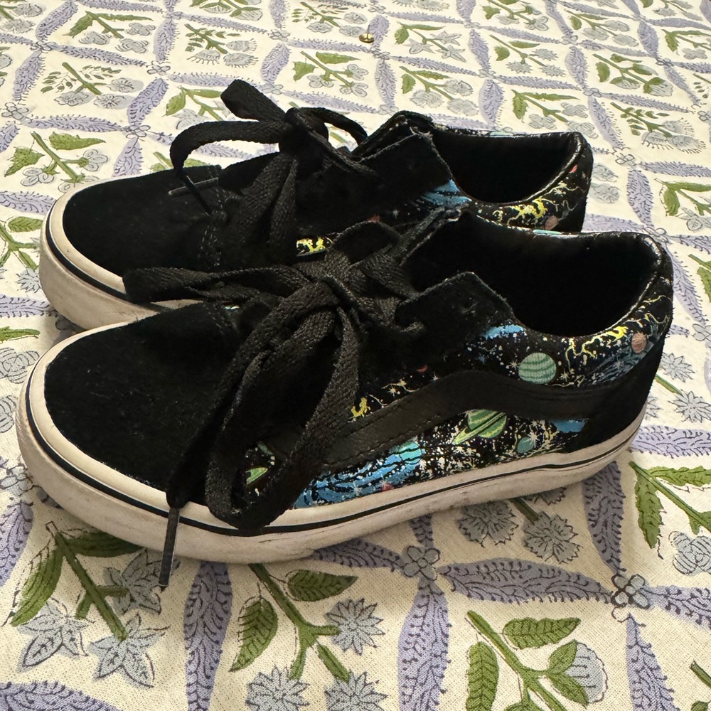 Glow in the dark Vans (size 11 little kids)